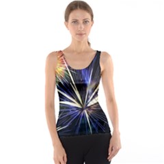 Fireworks Rocket Night Lights Tank Top