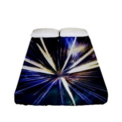 Fireworks Rocket Night Lights Fitted Sheet (full/ Double Size)