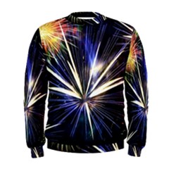 Fireworks Rocket Night Lights Men s Sweatshirt