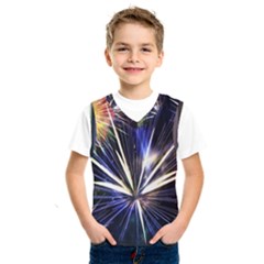 Fireworks Rocket Night Lights Kids  Sportswear by HermanTelo