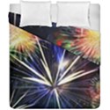 Fireworks Rocket Night Lights Duvet Cover Double Side (California King Size) View1