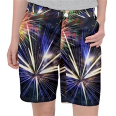 Fireworks Rocket Night Lights Pocket Shorts by HermanTelo