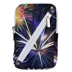 Fireworks Rocket Night Lights Belt Pouch Bag (small)