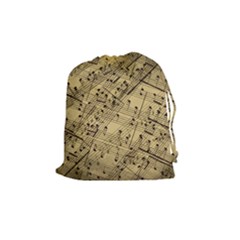 Music Nuts Sheet Drawstring Pouch (medium) by Mariart