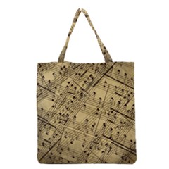 Music Nuts Sheet Grocery Tote Bag by Mariart