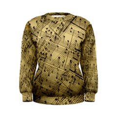 Music Nuts Sheet Women s Sweatshirt