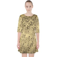 Music Nuts Sheet Pocket Dress