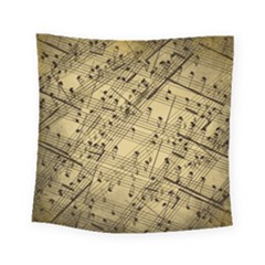 Music Nuts Sheet Square Tapestry (small)