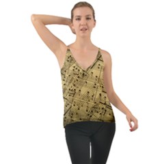 Music Nuts Sheet Chiffon Cami