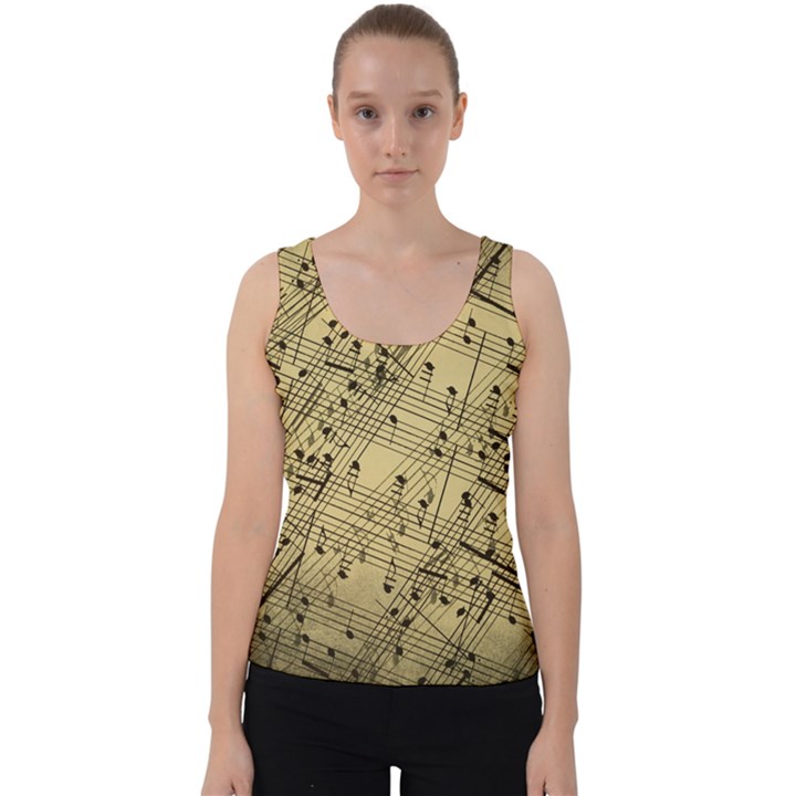 Music Nuts Sheet Velvet Tank Top