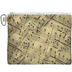 Music Nuts Sheet Canvas Cosmetic Bag (xxxl)