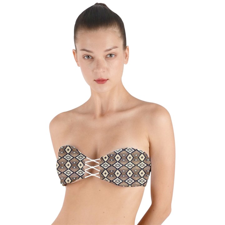 Nr 12 Twist Bandeau Bikini Top