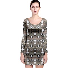 Nr 13 Long Sleeve Bodycon Dress by ArtworkByPatrick