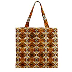 Nr 14 Zipper Grocery Tote Bag by ArtworkByPatrick