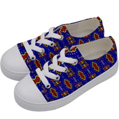 Nr 16 1 Kids  Low Top Canvas Sneakers by ArtworkByPatrick