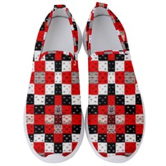 Nr 17 Men s Slip On Sneakers by ArtworkByPatrick