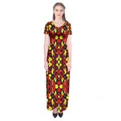 Rby 57 Short Sleeve Maxi Dress by ArtworkByPatrick