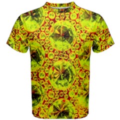 Cut Glass Beads Men s Cotton Tee by essentialimage