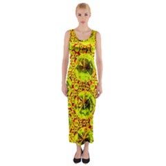 Cut Glass Beads Fitted Maxi Dress by essentialimage