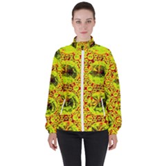 Cut Glass Beads Women s High Neck Windbreaker by essentialimage