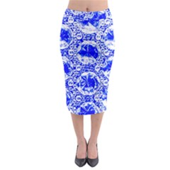 Cut Glass Beads Midi Pencil Skirt by essentialimage