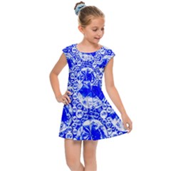 Cut Glass Beads Kids  Cap Sleeve Dress by essentialimage