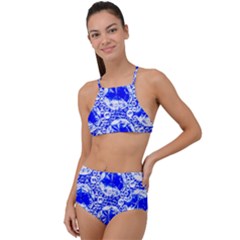 Cut Glass Beads High Waist Tankini Set by essentialimage