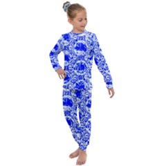 Cut Glass Beads Kids  Long Sleeve Set  by essentialimage