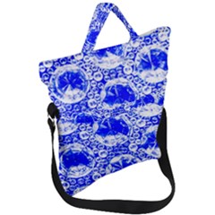 Cut Glass Beads Fold Over Handle Tote Bag by essentialimage