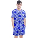 Cut Glass Beads Men s Mesh Tee and Shorts Set View1