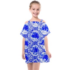 Cut Glass Beads Kids  One Piece Chiffon Dress