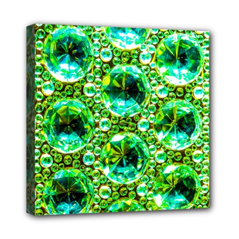 Cut Glass Beads Mini Canvas 8  X 8  (stretched) by essentialimage