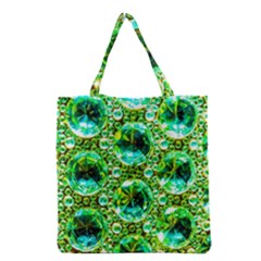 Cut Glass Beads Grocery Tote Bag by essentialimage