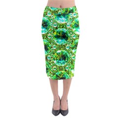 Cut Glass Beads Midi Pencil Skirt by essentialimage