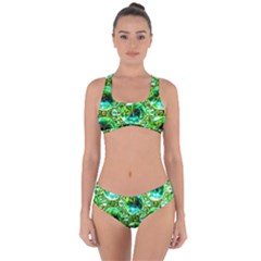 Cut Glass Beads Criss Cross Bikini Set by essentialimage