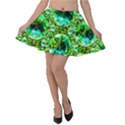 Cut Glass Beads Velvet Skater Skirt View1