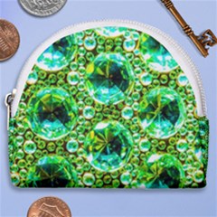 Cut Glass Beads Horseshoe Style Canvas Pouch by essentialimage