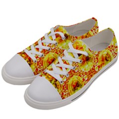 Cut Glass Beads Women s Low Top Canvas Sneakers by essentialimage