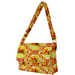 Cut Glass Beads Full Print Messenger Bag by essentialimage