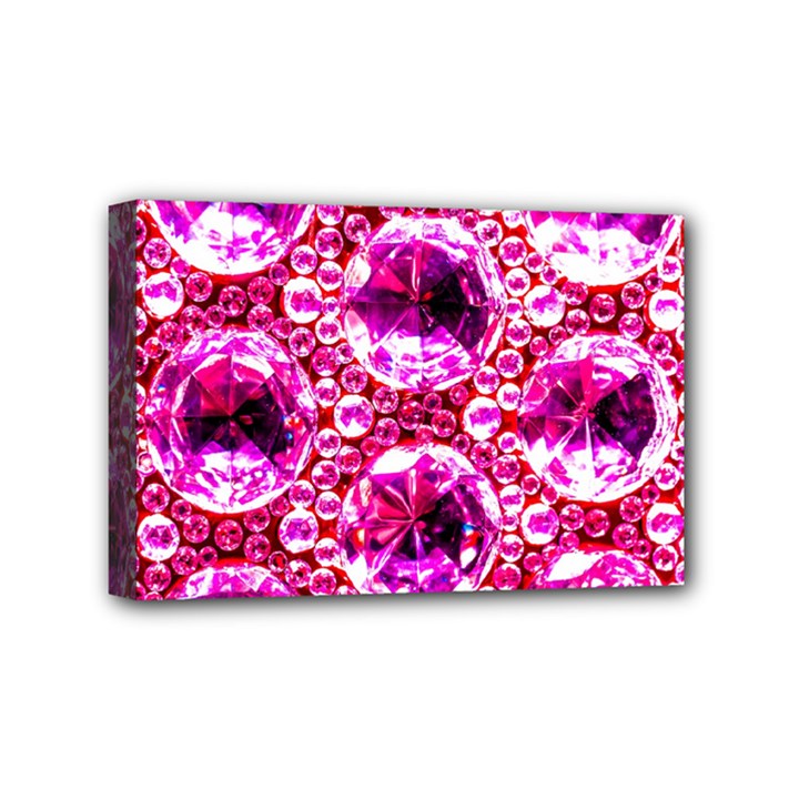 Cut Glass Beads Mini Canvas 6  x 4  (Stretched)