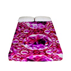 Cut Glass Beads Fitted Sheet (full/ Double Size) by essentialimage