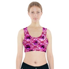 Cut Glass Beads Sports Bra With Pocket by essentialimage