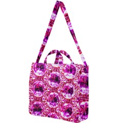 Cut Glass Beads Square Shoulder Tote Bag by essentialimage