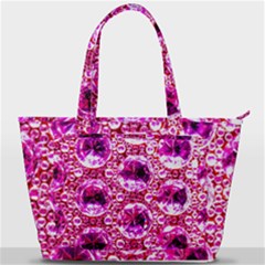 Cut Glass Beads Back Pocket Shoulder Bag 