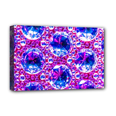 Cut Glass Beads Deluxe Canvas 18  X 12  (stretched) by essentialimage