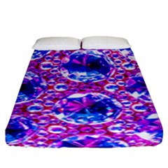 Cut Glass Beads Fitted Sheet (king Size) by essentialimage