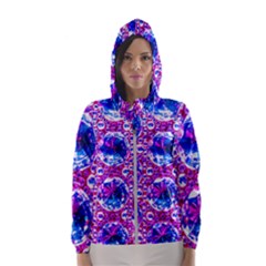 Cut Glass Beads Women s Hooded Windbreaker by essentialimage