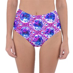 Cut Glass Beads Reversible High-waist Bikini Bottoms by essentialimage