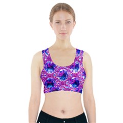 Cut Glass Beads Sports Bra With Pocket by essentialimage