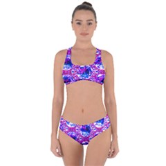 Cut Glass Beads Criss Cross Bikini Set by essentialimage